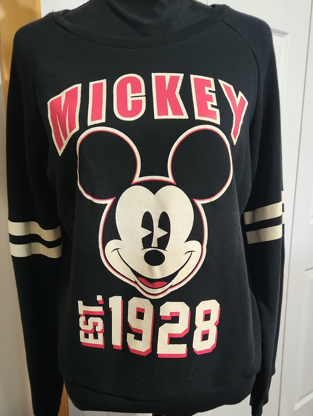Vintage Disney Mickey Varsity Sweatshirt Est.1928